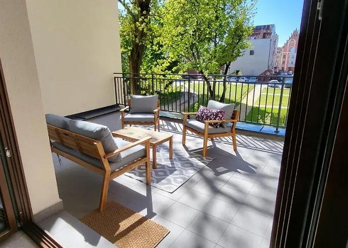 Komfortowy Przy Bramie Targowej Z Tarasem- Old Town *